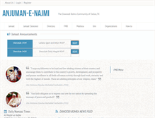 Tablet Screenshot of dallasjamaat.org